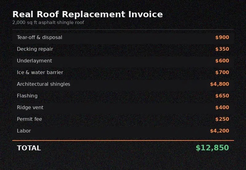 Real Cost Breakdown