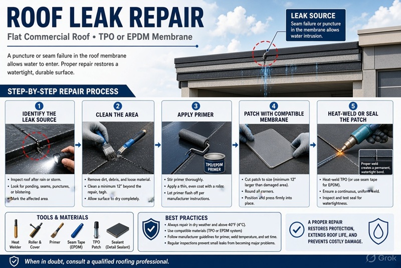 Roof Leak Repair
